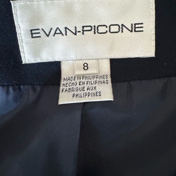 Nevy blue Evan Picone Coat - Picture 4 of 4